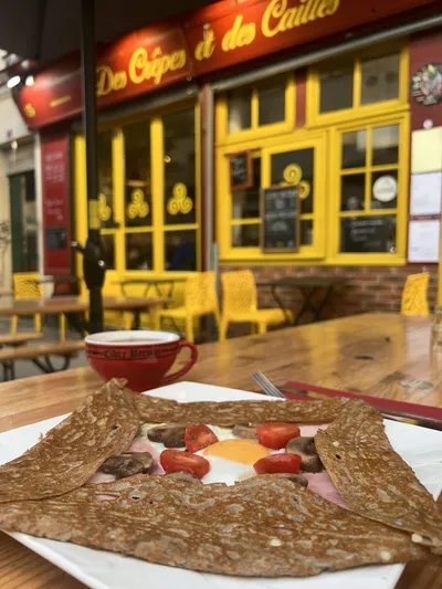 Galette Salee Bol Cidre Table Bois